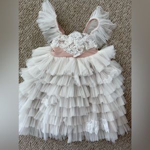Dollcake white ruffle dress